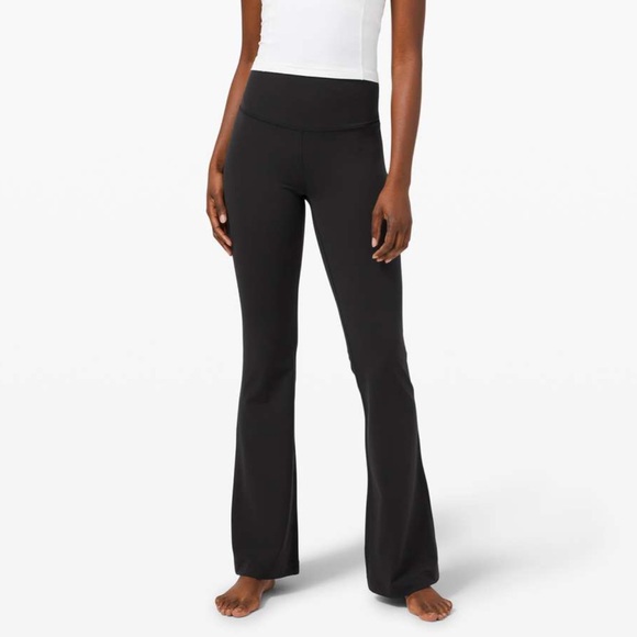 Lululemon Groove Pant Flare Super High-Rise Black Size 12 - Picture 1 of 12